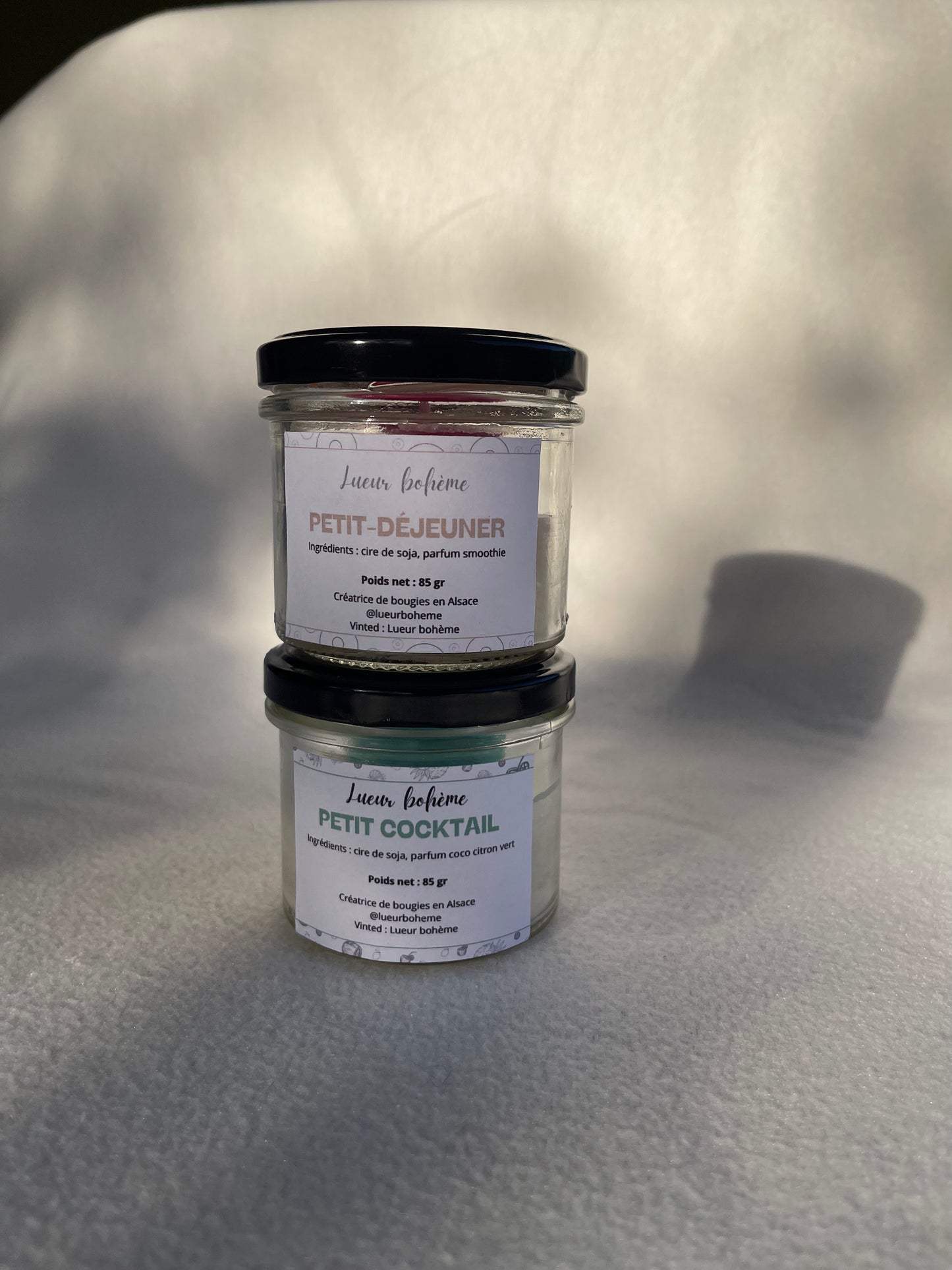Bougies macaron