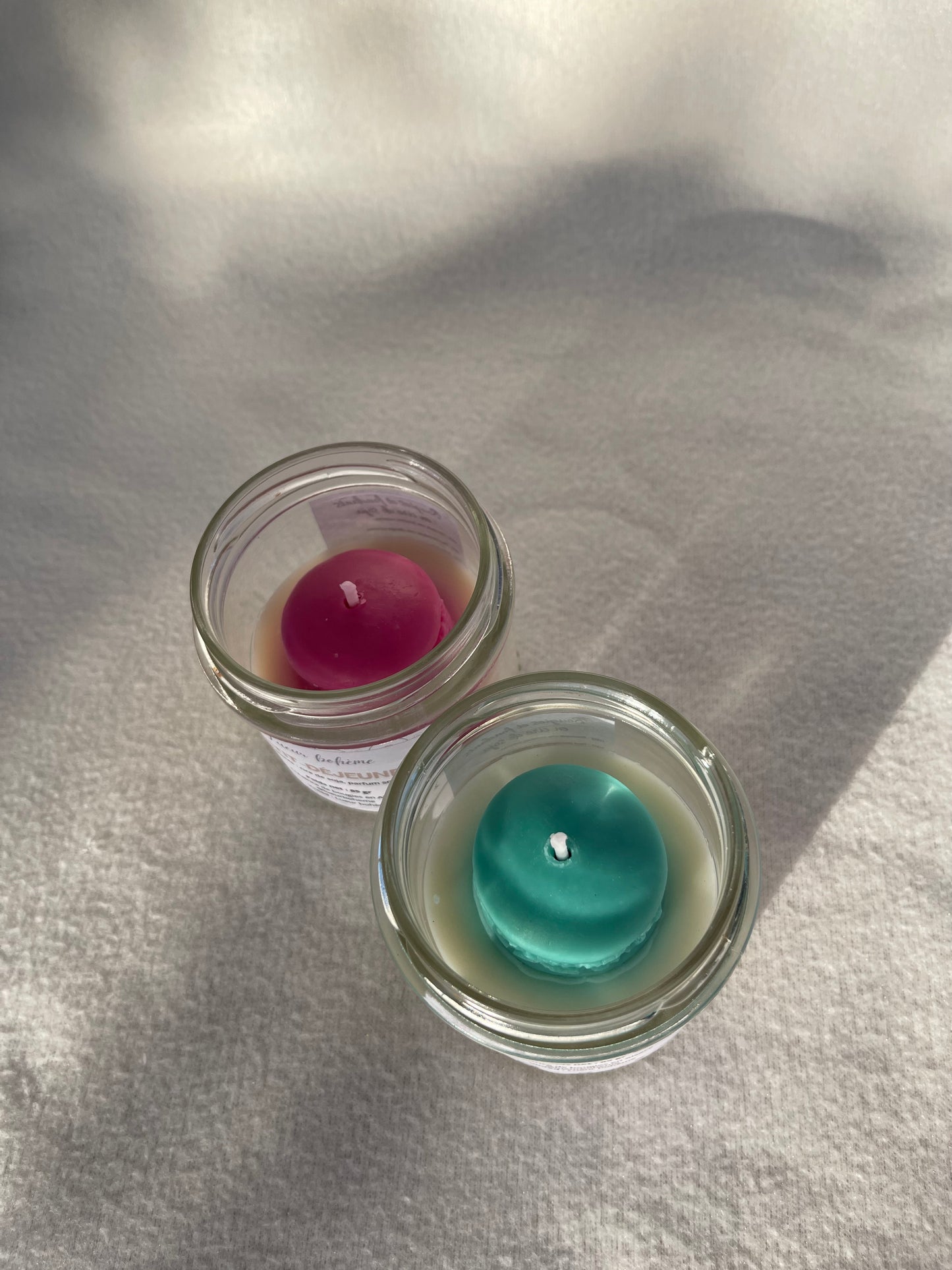 Bougies macaron