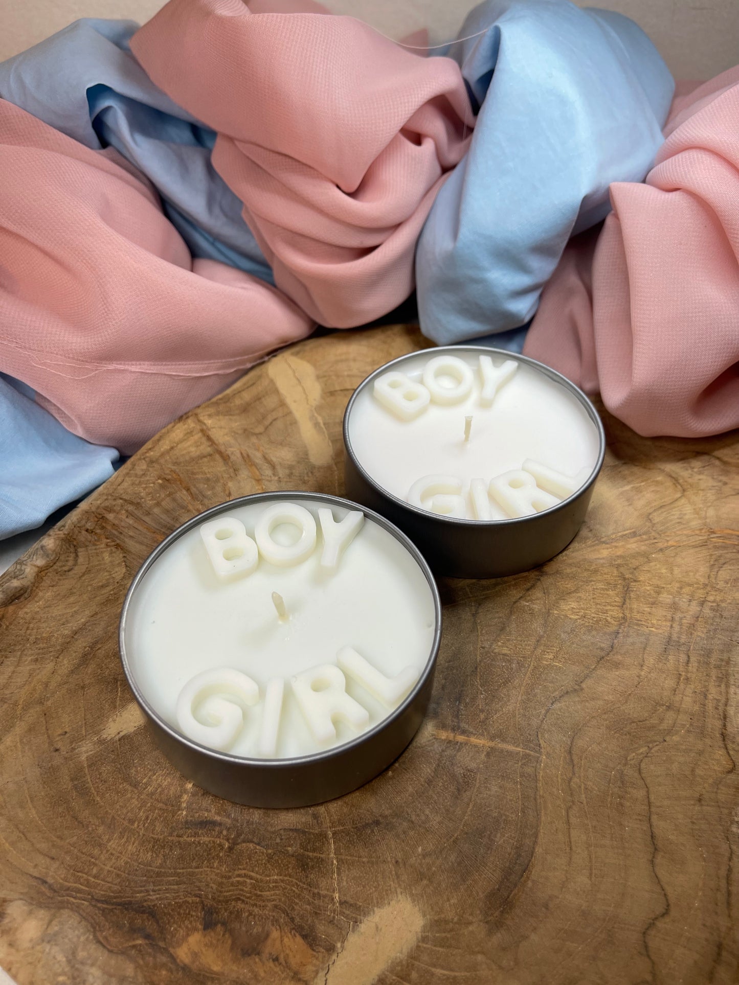Bougies Gender Reveal