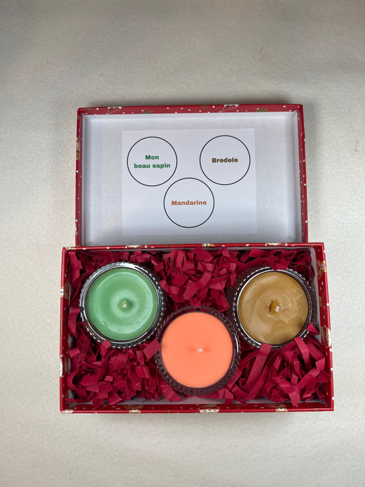 Coffrets 3 bougies