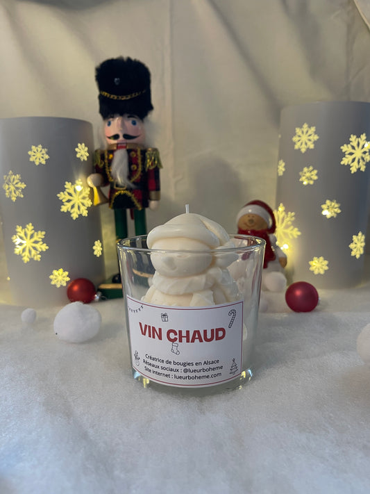 Bougie Bonhomme de neige