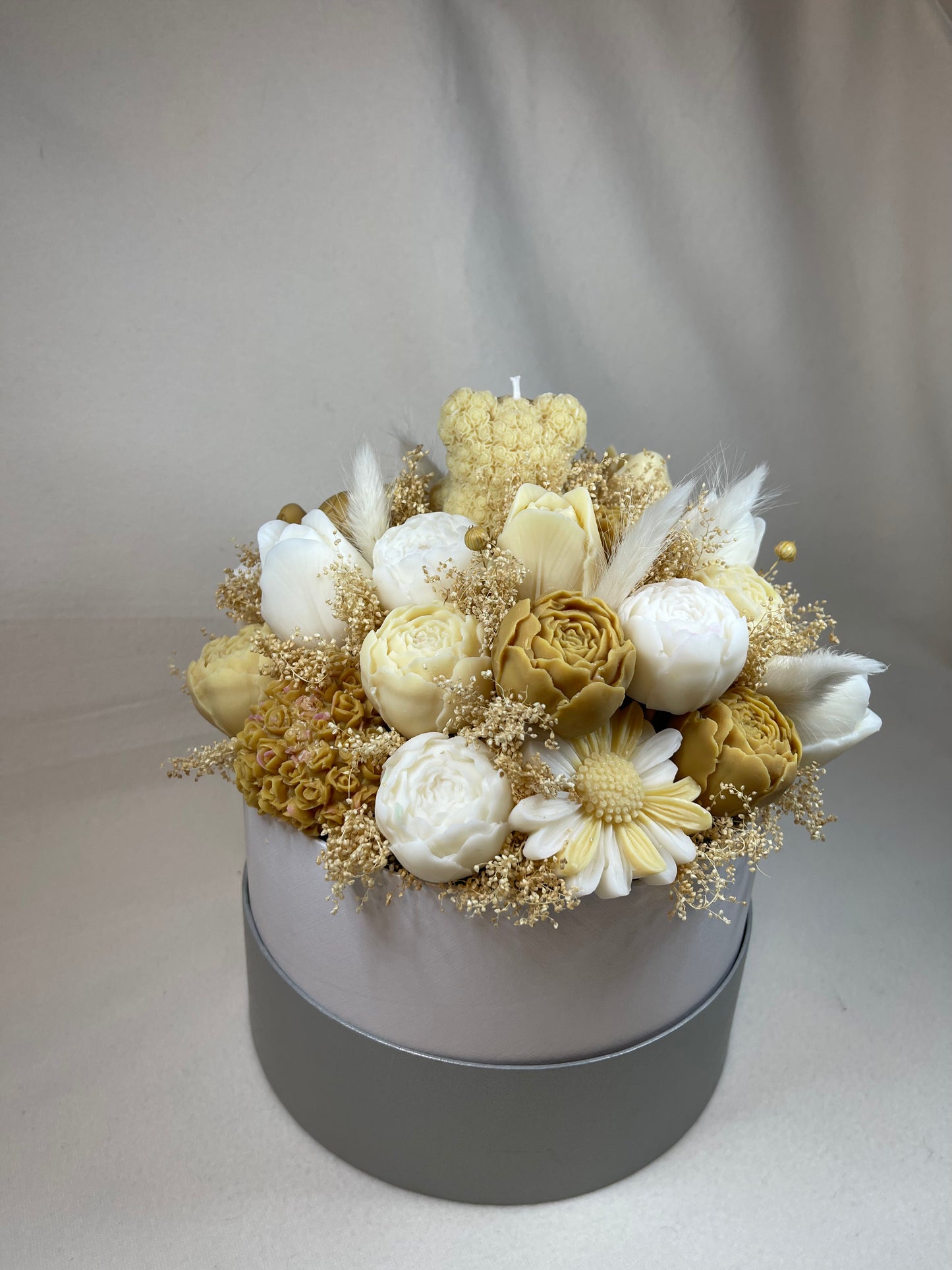 Bouquet GRAND - Fleur de coton - MODÈLE UNIQUE