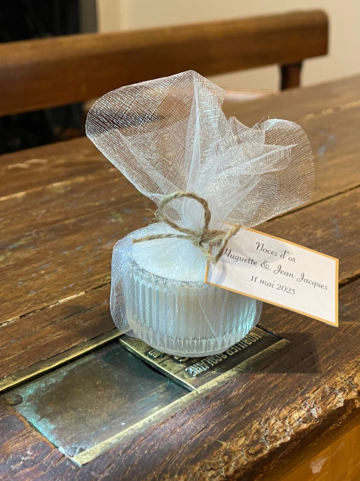 Bougie en verre