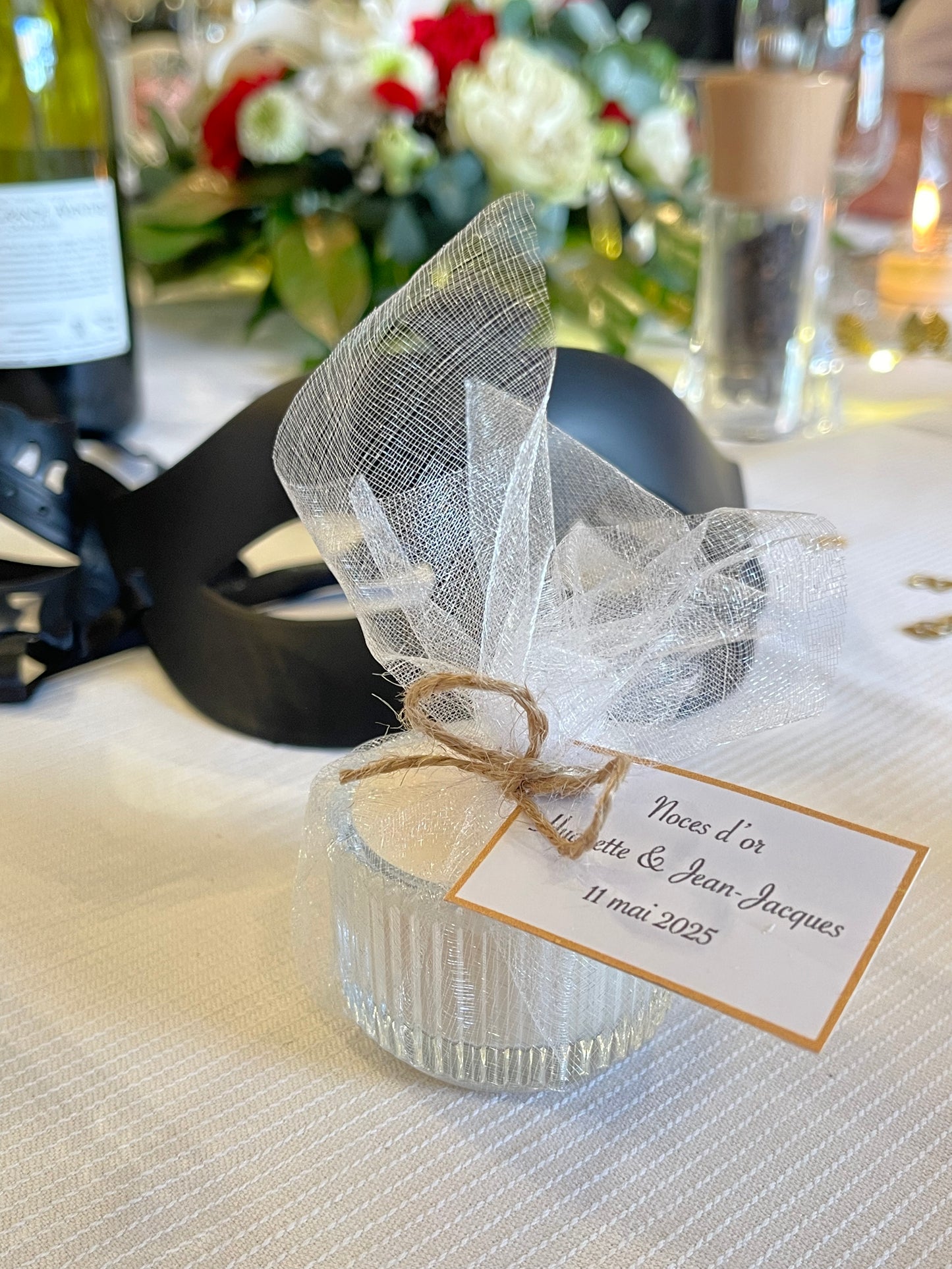 Bougie en verre