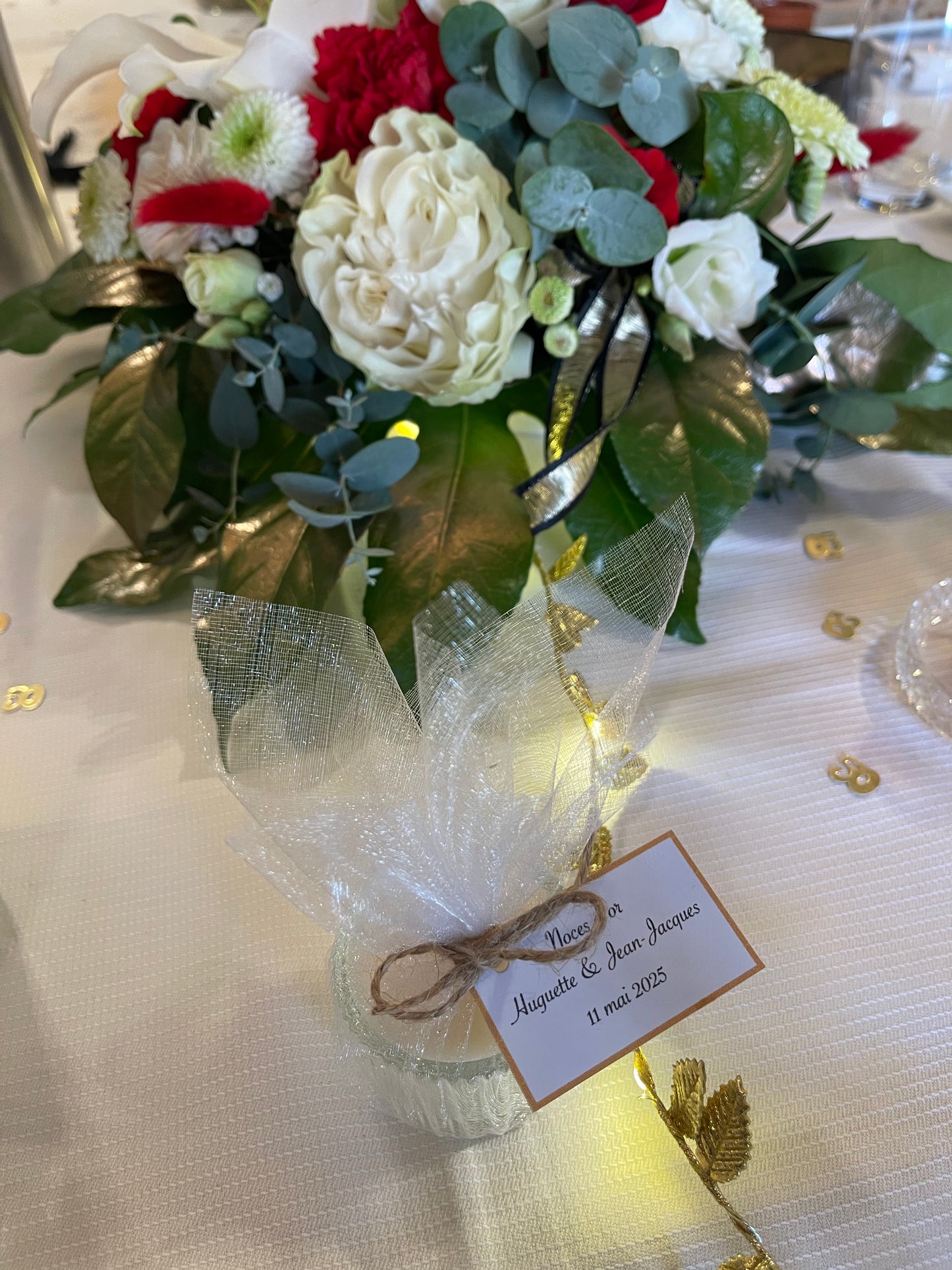 Bougie en verre