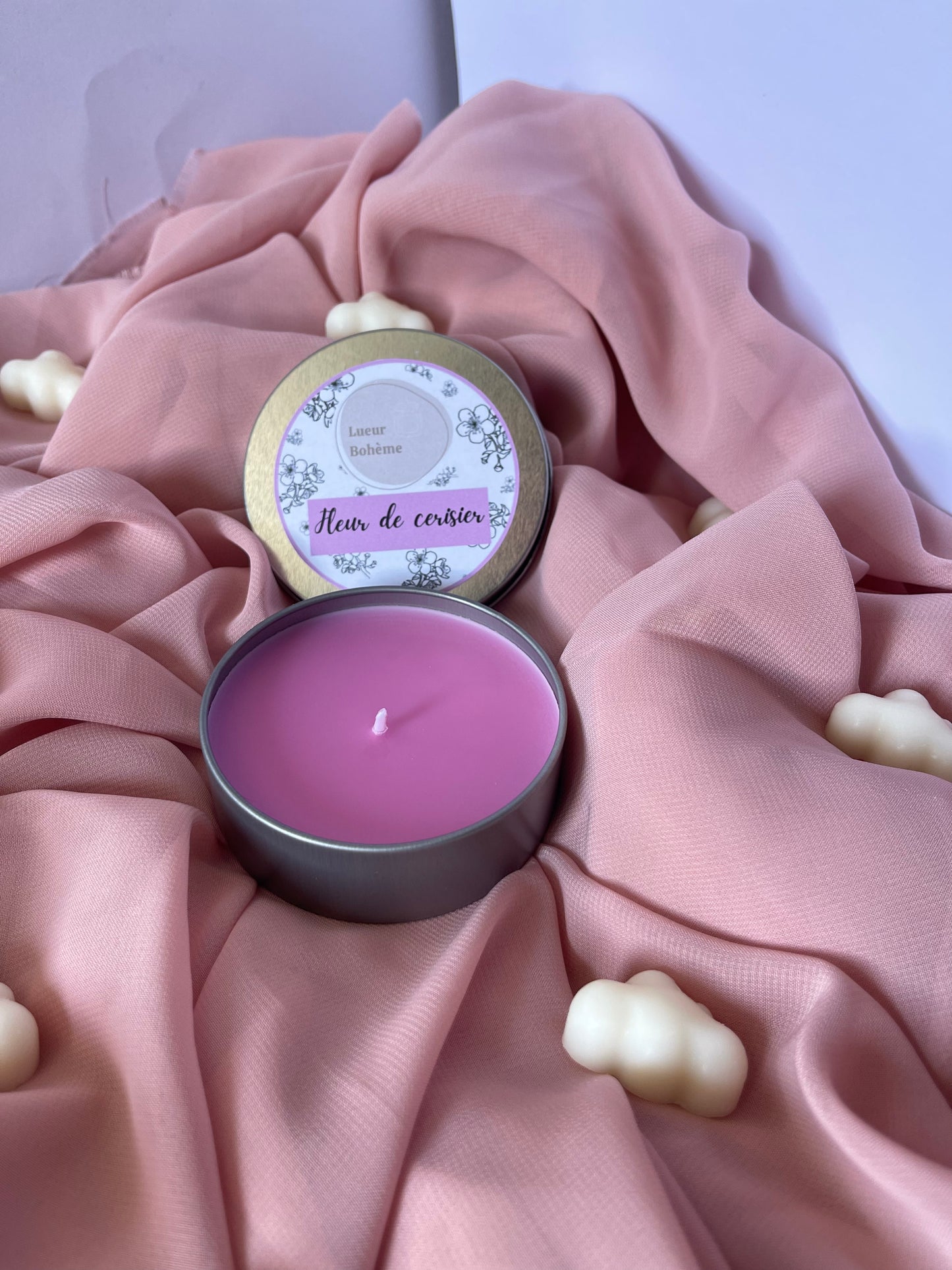 Bougies ronds gris