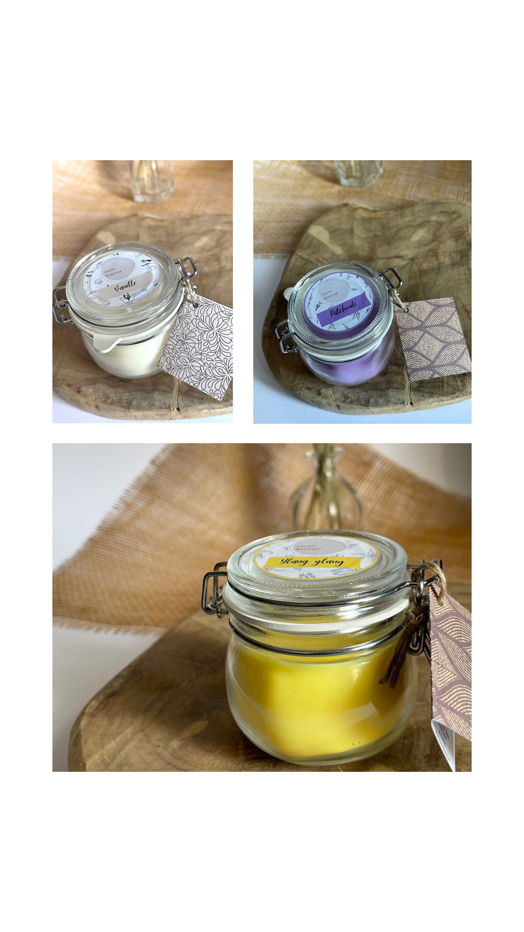 Bougies rondes