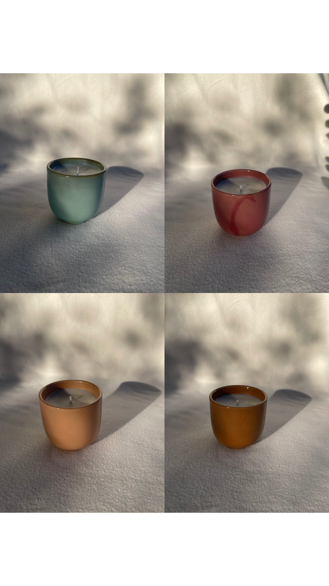 Pots colorés (MODÈLES UNIQUES)